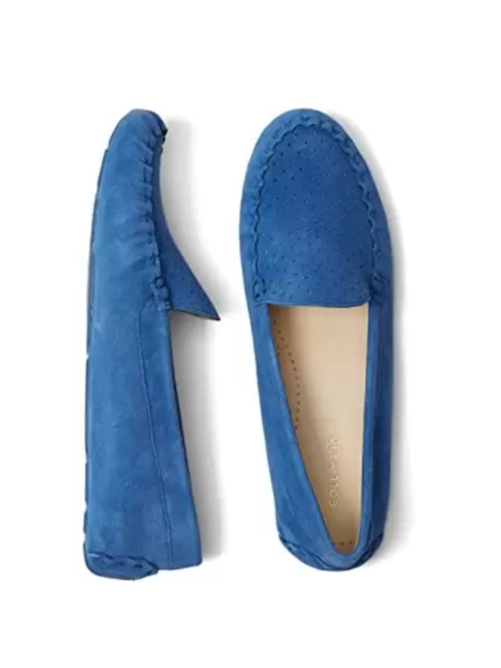 NWOB Cole Haan Evelyn Driver Loafer Cobalt Suede 8